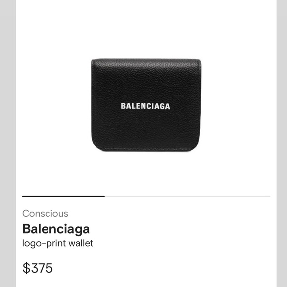 Balenciaga Logo Wallet - Picture 1 of 5